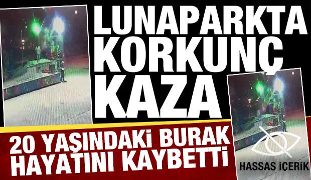 Lunaparktaki &ouml;l&uuml;ml&uuml; kazanın g&ouml;r&uuml;nt&uuml;s&uuml; ortaya &ccedil;ıktı