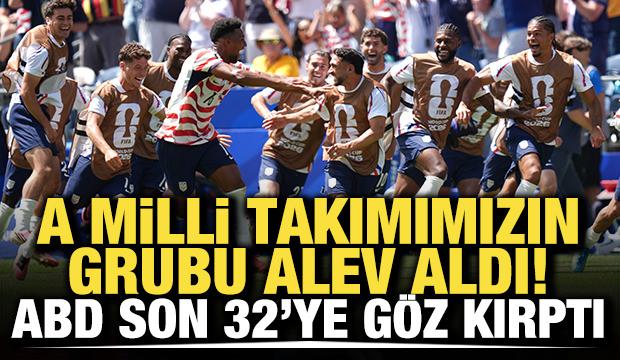 A Milli Takım'ın grubu alev aldı! ABD son 32'ye göz kırptı
