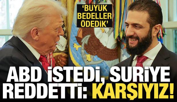 ABD istedi, Suriye reddetti: Askeri müdahaleye karşıyız!