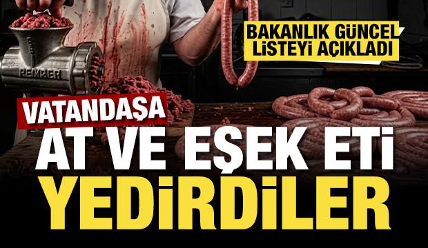 Bakanlık a&ccedil;ıkladı! İki şehirde eşek eti skandalı!