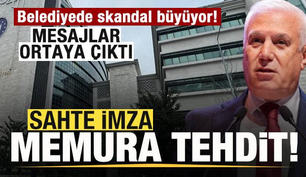 Belediyede skandal büyüyor! Sahte imza memura tehdit