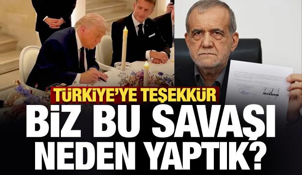 Biz bu savaşı neden yaptık? T&uuml;rkiye'ye teşekk&uuml;r