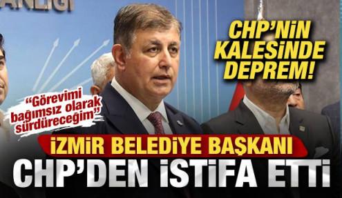 CHP'de deprem! İzmir Büyükşehir Belediye Başkanı Cemil Tugay partisinden istifa etti