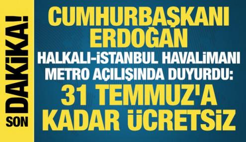 İstanbul'un en uzun metrosu açıldı: Havalimanı 30 dakikaya düştü