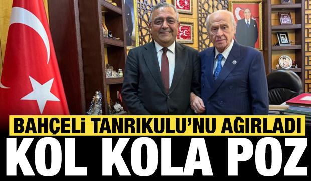 Devlet Bah&ccedil;eli, CHP'li Sezgin Tanrıkulu'nu ağırladı!