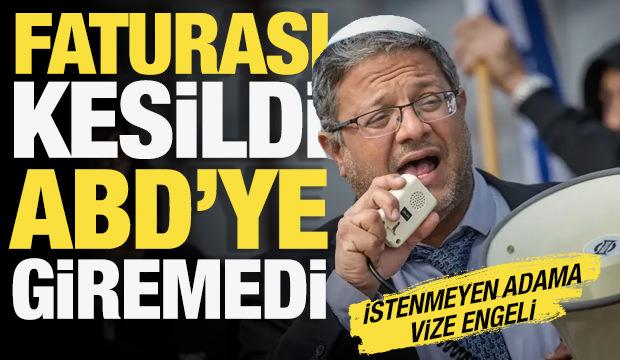 Dünyada Siyonist yasak: ABD vizesi alamayan Itamar Ben-Gvir'in tatil planı suya  düştü