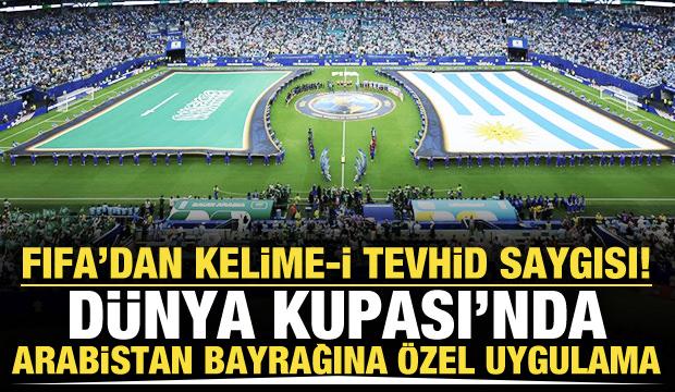 FIFA'dan 'Kelime-i Tevhid' i&ccedil;in &ouml;zel prosed&uuml;r! D&uuml;nya Kupası'nda uygulandı