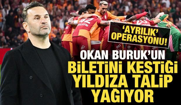 Galatasaray'da 'ayrılık' operasyonu! Okan Buruk'un biletini kestiği yıldıza talip yağıyor