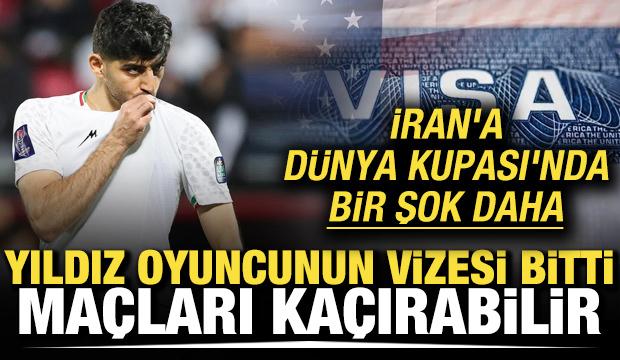 İran'a D&uuml;nya Kupası'nda bir şok daha! Yıldız oyuncunun vizesi bitti, ma&ccedil;ları ka&ccedil;ırabilir