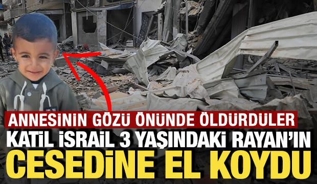 İsrail, Gazze'de 3 yaşındaki bir çocuğu annesinin önünde katledip cenazesine el koydu
