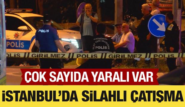 İstanbul'da silahlı çatışma: 3'ü ağır 5 yaralı var
