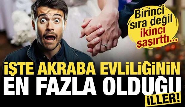 İşte akraba evliliğinin en fazla olduğu iller! Birinciden &ccedil;ok ikinci şaşırttı...
