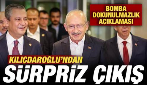 Kılıçdaroğlu'ndan sürpriz çıkış! Bomba dokunulmazlık açıklaması!