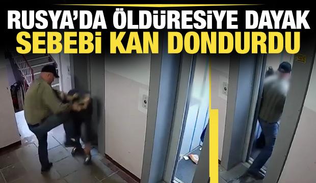 Rusya'da asans&ouml;rde dehşet anları: Yanlışlıkla &ccedil;arptığı &ccedil;ocuğu &ouml;ld&uuml;resiye d&ouml;vd&uuml;