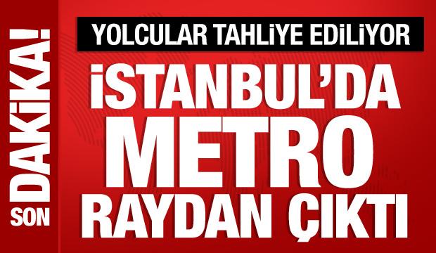 Sabiha Gökçen Havalimanı metrosu raydan çıktı
