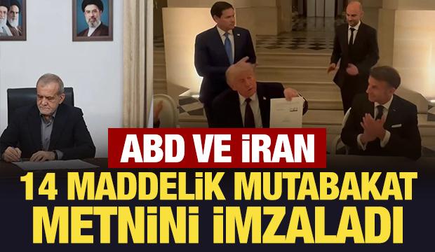 Son Dakika Haberi: ABD ve İran, 14 maddelik mutabakat metnini elektronik olarak imzaladı 
