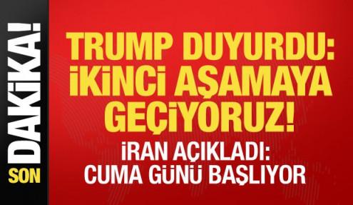 Son dakika... Trump 