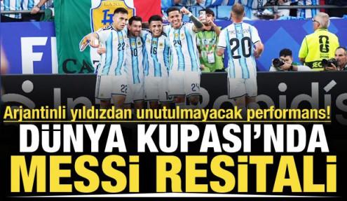 Unutulmayacak performans! Arjantin Messi'nin şovuyla kazandı