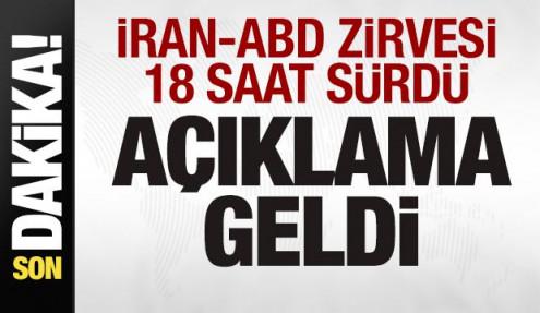 18 saat süren tarihi İran-ABD zirvesinde son dakika gelişmesi! Açıklama geldi