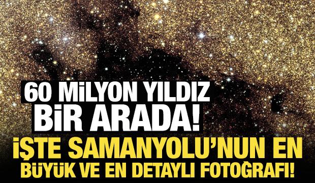 60 milyon yıldız bir arada: Samanyolu'nun en b&uuml;y&uuml;k ve en detaylı fotoğrafı &ccedil;ekildi