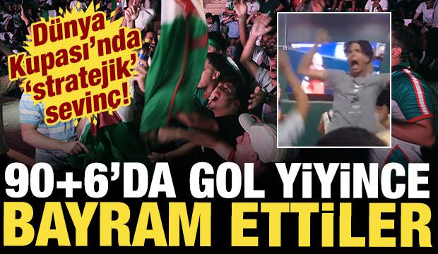 90+6'da gol yiyince bayram ettiler: D&uuml;nya Kupası'nda 'stratejik' sevin&ccedil;!