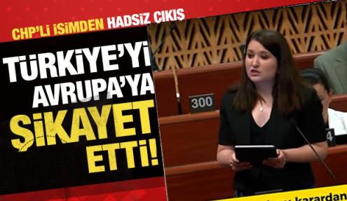 CHP'li Gökçe Gökçen, parti içindeki olaylar nedeniyle Türkiye'yi Avrupa'ya şikayet etti