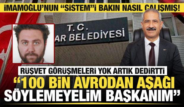 Adalar Belediye Başkanına r&uuml;şvet telefonu: 100 bin avrodan aşağı s&ouml;ylemeyelim başkanım