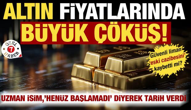Altın fiyatlarında büyük çöküş: Güvenli liman cazibesini kaybetti mi? Uzman isim açıkladı!