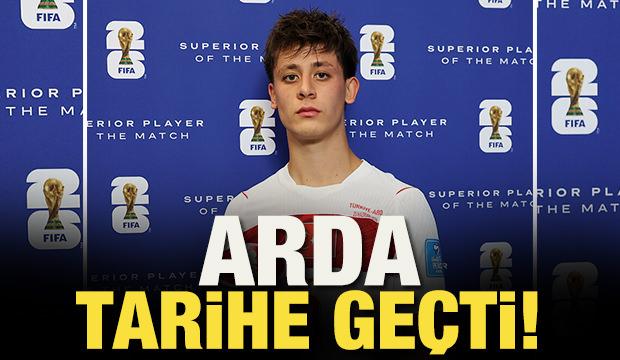 Arda G&uuml;ler tarihe ge&ccedil;ti!
