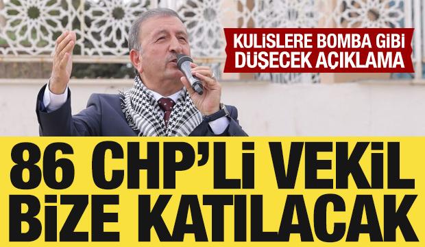 Bedri Yalçın'dan kulislere bomba gibi düşecek açıklama: 86 CHP'li vekil bize katılacak