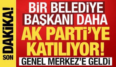 Bir belediye başkanı daha AK Parti'ye katılıyor: Genel Merkez'e geldi!