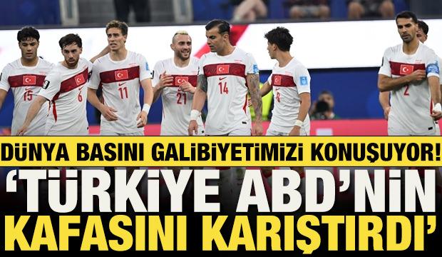 D&uuml;nya basını A Milli Takım'ın ABD galibiyetini konuşuyor!
