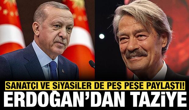 Erdoğan'dan Kadir İnanır'a taziye mesajı: Sanat&ccedil;ı ve siyasiler de peş peşe paylaştı!