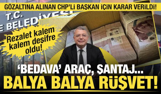 İhaleye fesat ve rüşvet ağı ortaya çıktı! CHP'li Başkan Mustafa Turgut tutuklandı