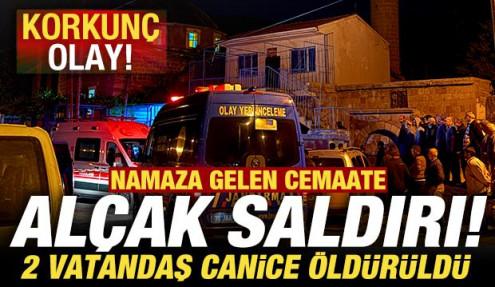 Kayseri'de korkunç olay! Namaza gelen cemaate alçak saldırı: 2 vatandaş canice öldürüldü