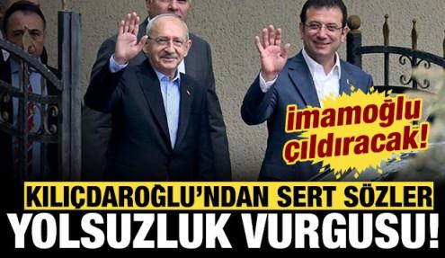 Kemal Kılıçdaroğlu'ndan İmamoğlu'na sert sözler: Yolsuzluk vurgusu yaptı!
