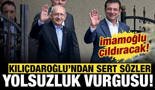 Kemal Kılıçdaroğlu'ndan İmamoğlu'na sert sözler: Yolsuzluk vurgusu yaptı!