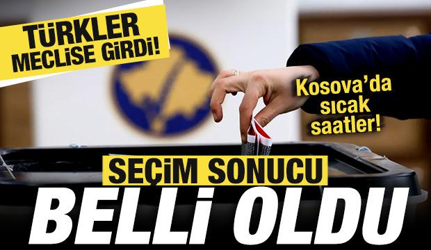 Kosova'da sıcak saatler! Seçim sonucu belli oldu! Türkler meclise girdi