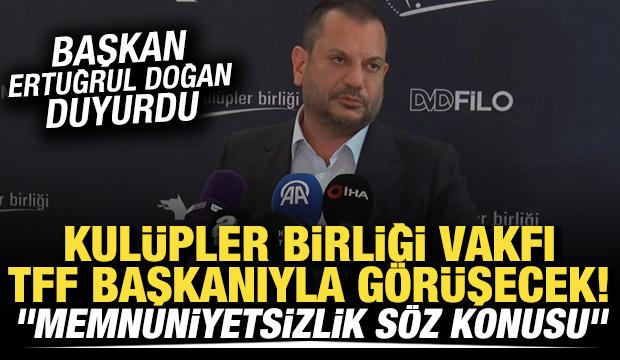 Kul&uuml;pler Birliği TFF Başkanıyla g&ouml;r&uuml;şecek! "Memnuniyetsizlik s&ouml;z konusu"