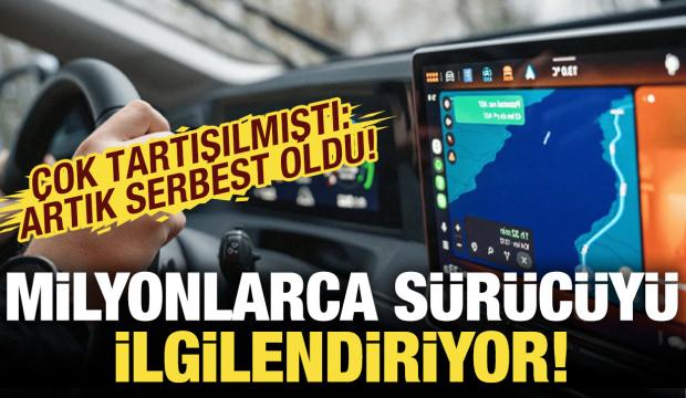 Milyonlarca sürücüyü ilgilendiriyor! Artık serbest oldu