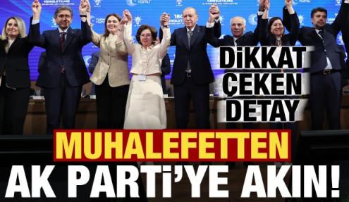 Muhalefetten AK Parti’ye akın
