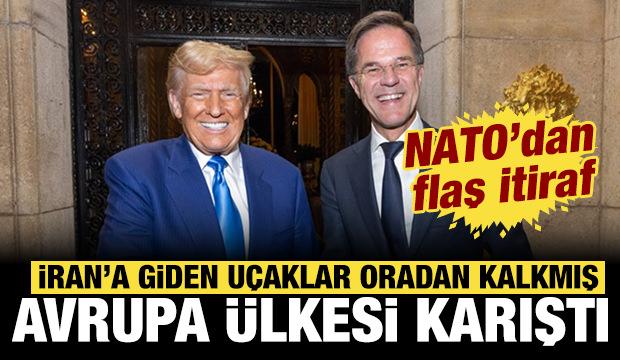 NATO'nun itirafı Avrupa ülkesini karıştırdı: İran'a giden 500 ABD uçağı oradan kalkmış!