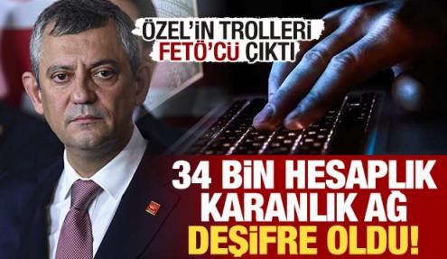 Özgür Özel'in trolleri FETÖ'cü çıktı: 34 bin hesaplık karanlık ağ!