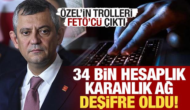 Özgür Özel'in trolleri FETÖ'cü çıktı: 34 bin hesaplık karanlık ağ!