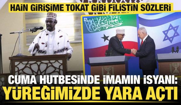 Somalili imam Aden: Somaliland'ın İsrail ile ilişkisi, halkımızın y&uuml;reğinde bir yara a&ccedil;tı