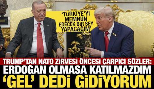 Son dakika haberi! Trump: Erdoğan gel dedi, gidiyorum