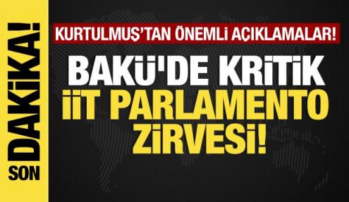 Son dakika...Kurtulmuş, İİT Parlamento Birliği Konferansı'nda konuştu