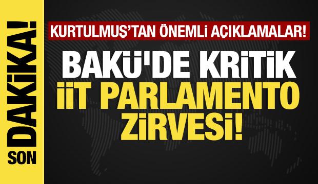Son dakika...Kurtulmuş, İİT Parlamento Birliği Konferansı'nda konuştu