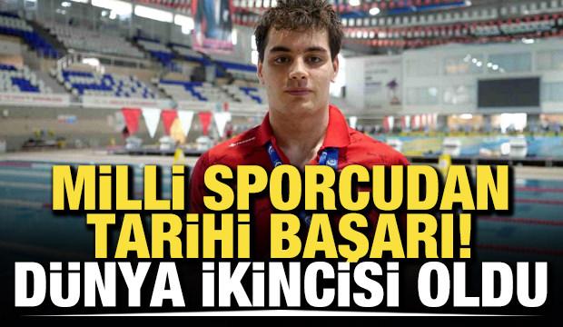 Tarihi gurur! Milli sporcumuz d&uuml;nya ikincisi
