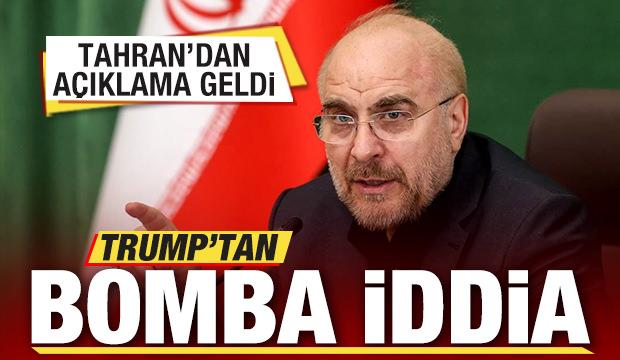 Trump'tan İran'ı karıştıran iddia! Tahran'dan açıklama geldi